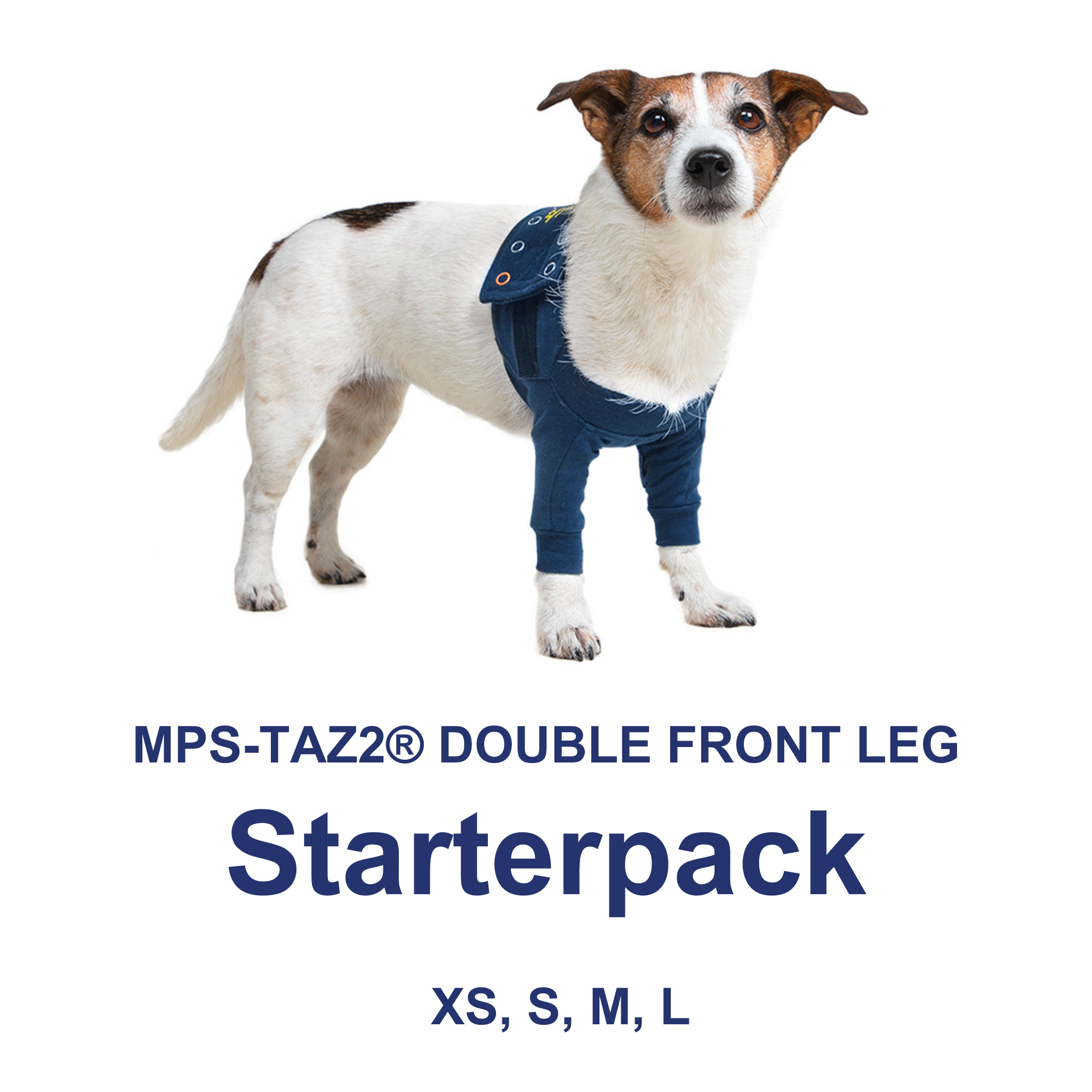 MPS Medical Pet Shirt TAZ2 Per Cani - Manicotti Zampe Anteriori, Protezione Ferite, Taglia XS - Foto 2